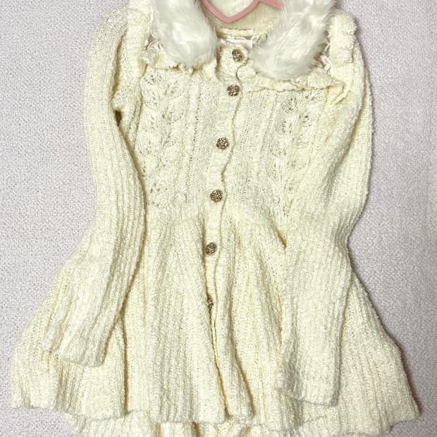 리즈리사 히메갸루 라떼갸루 니트 원피스 