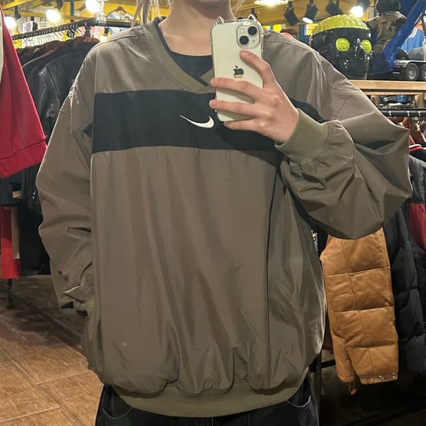 [HI] 나이키 웜업 카키