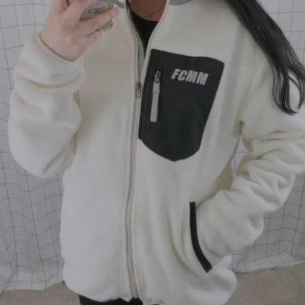 FCMM  남녀공용 플리스 후리스  L