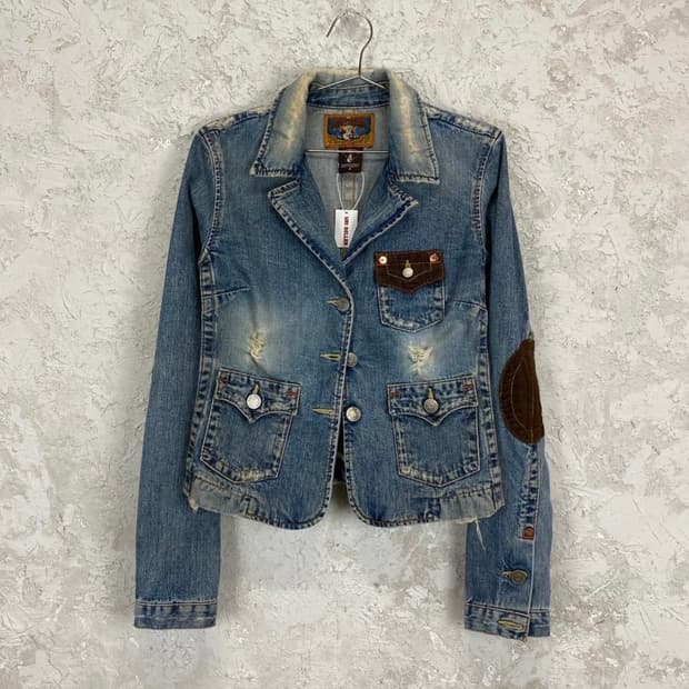 트루 릴리젼 데님 자켓