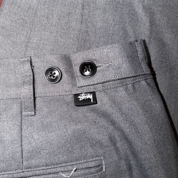 스투시 그레이 베기 바지