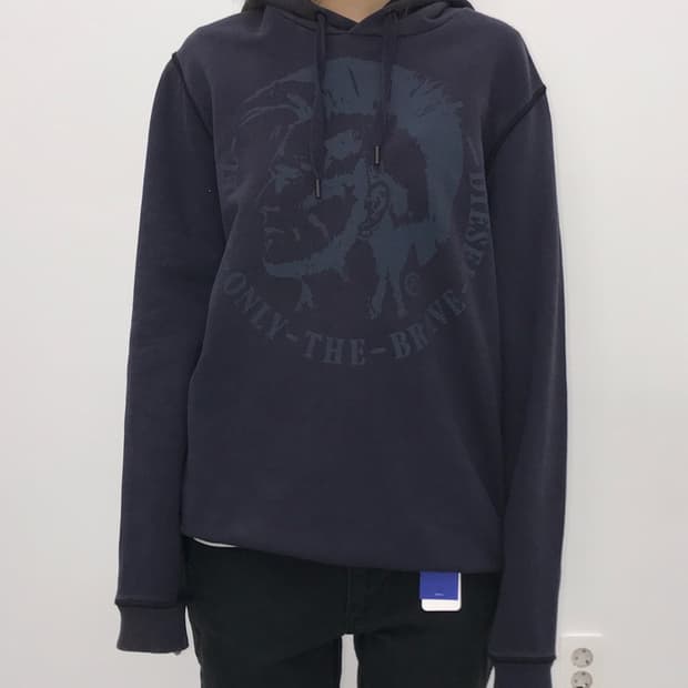 Diesel Industry Graphic Pullover Hoodie