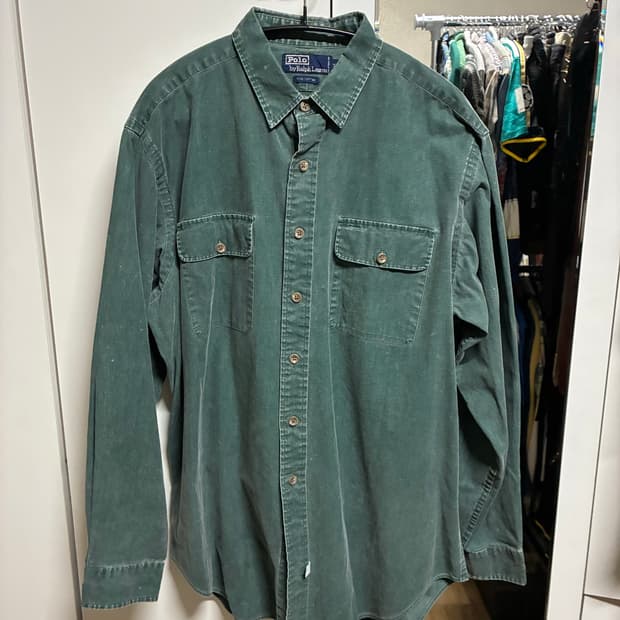 👕 [새상품] 폴로랄프로렌 피그먼트 그린 셔츠 XL/105