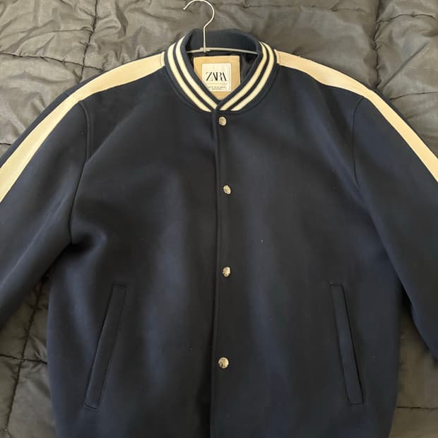 자라 스웨이드 테디자켓