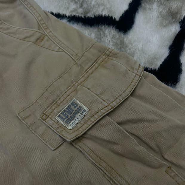 [29]리바이스 버뮤다 카고 코튼 팬츠/베이지