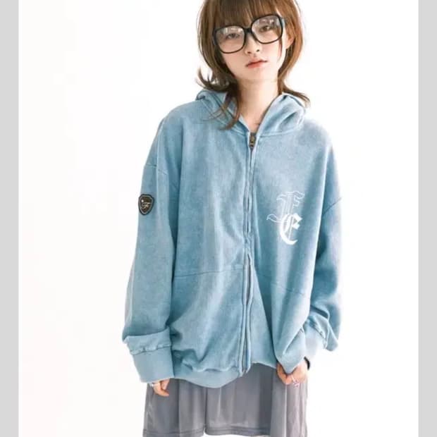 샵페어리 와플 후드집업