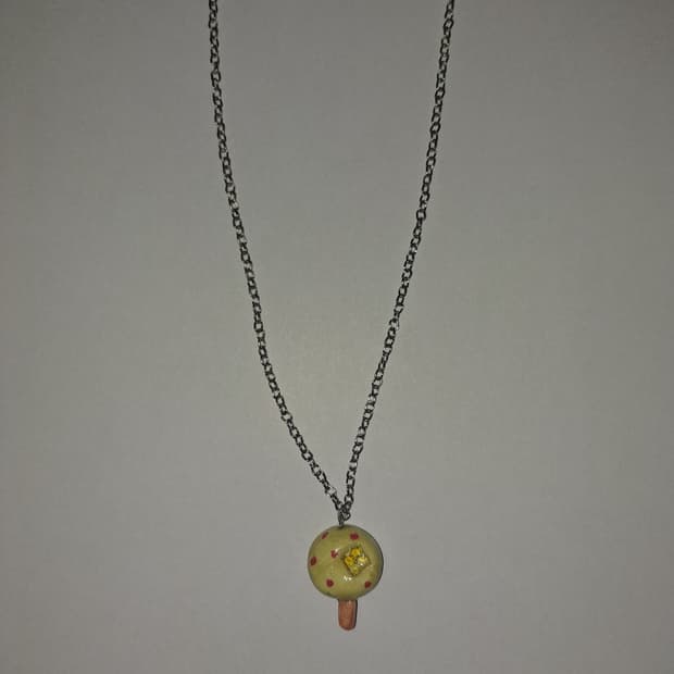 HAND MADE 나무 팬던트 목걸이