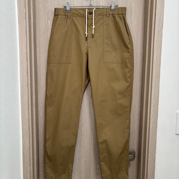 새상품급)시리즈 배기핏 밴딩팬츠82(32)/베이지