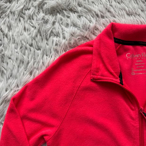 CALVIN KLEIN 일본빈티지 후리스 집업 캘빈클라인 플리스 S 37