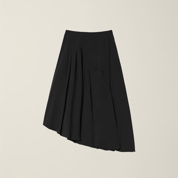 EE 이이 LONG ASYMMETY BALLOON SKIRT 스커트
