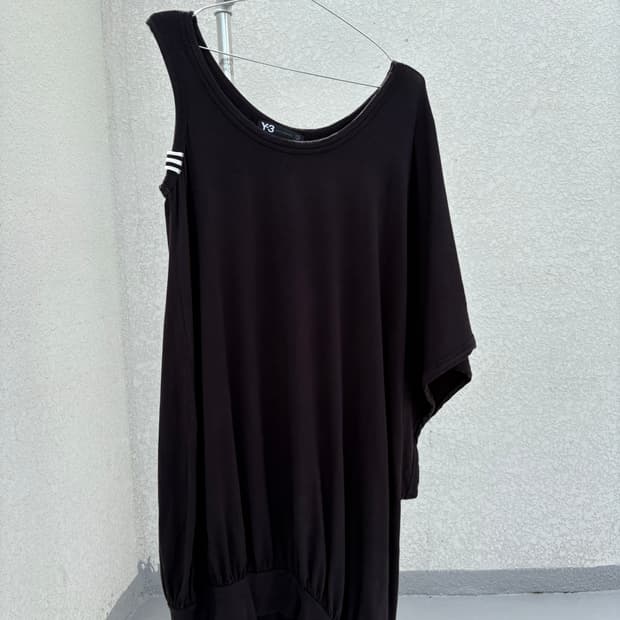 25 Y-3 unbalance shirring one-piece