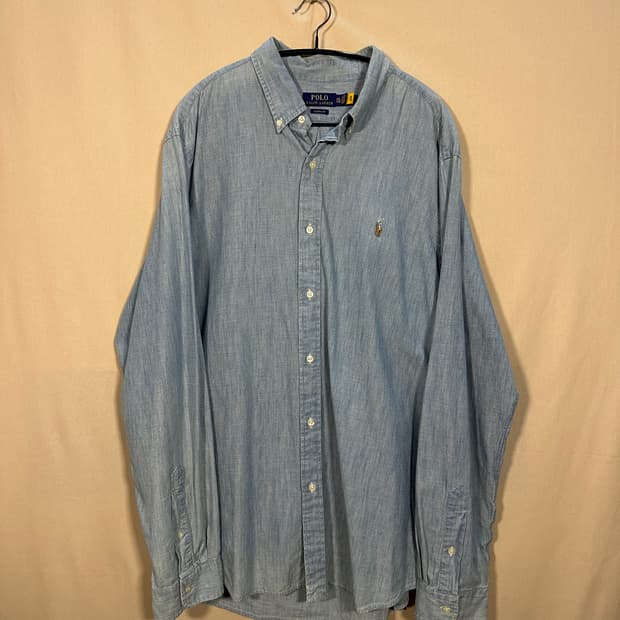 폴로 랄프로렌 데님 포니 셔츠 처분 