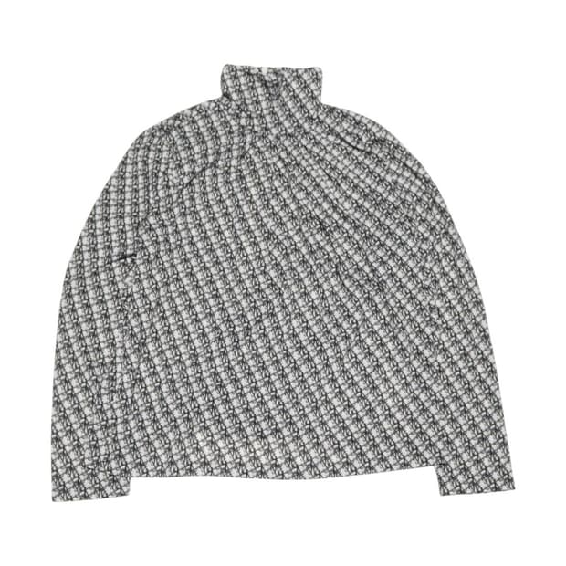 패턴 목폴라티셔츠