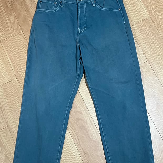 스투시 팬츠(청록컬러)