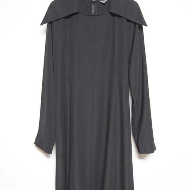 Yohji Yamamoto i wish Y's bis 세련된 블랙 원피스