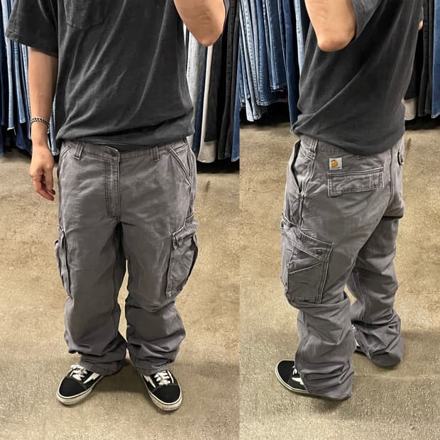 Carhartt 카고 워크 팬츠 (35”)