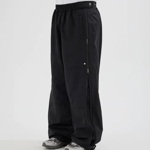 IEY 커버 집업 나일론팬츠 블랙 M