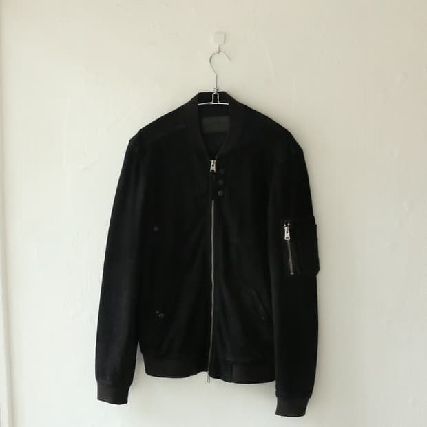 올세인츠 레더 봄버 자켓