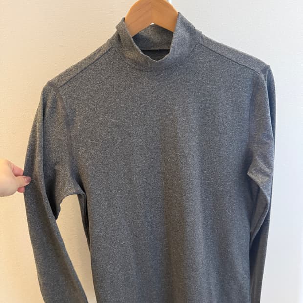 몽벨 반목 폴라 티셔츠 M(95) 회색