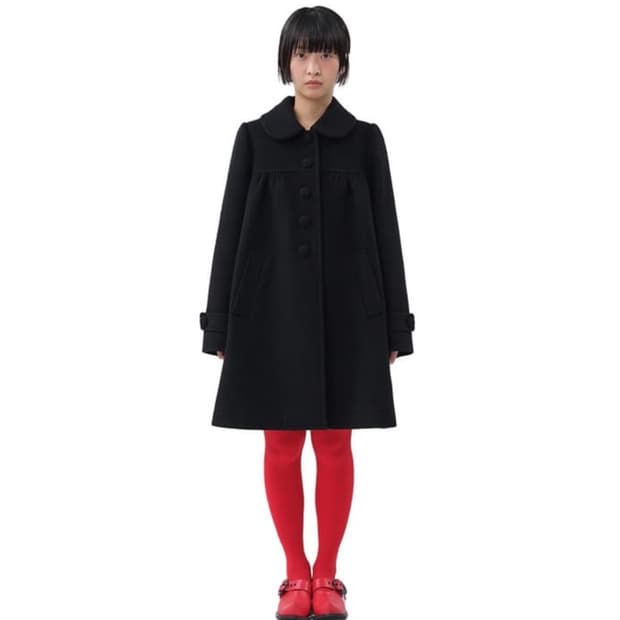 복복 걸 코트 블랙