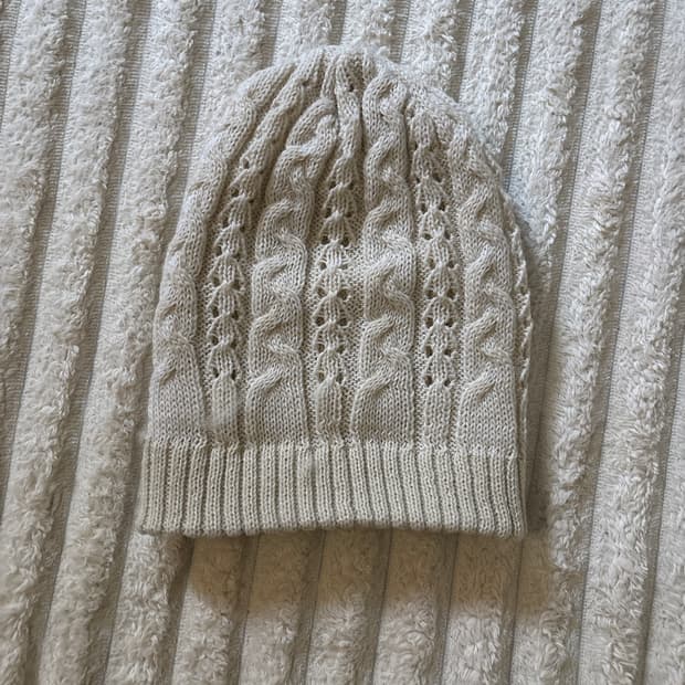 vintage 뜨개 비니