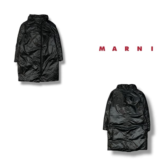  마르니 구스 패디드 집업 y13861