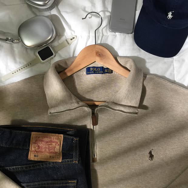 (MAN) 폴로랄프로렌 스웻 반집업 XXL