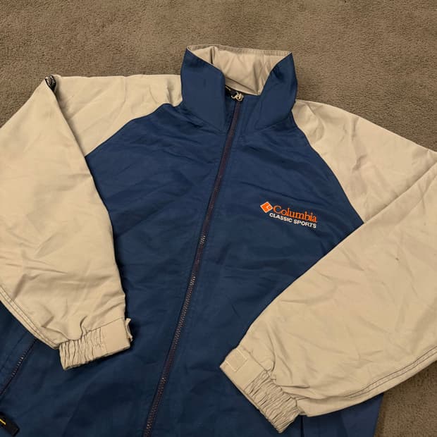 [ 정품 ] 컬럼비아 올드스쿨 바람막이 자켓