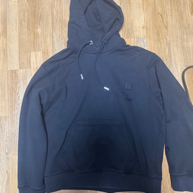 우영미 후드티 (블랙)