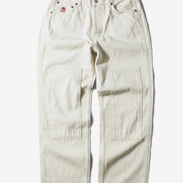 비디알 112 스핏파이어 더블니 팬츠(크림색)