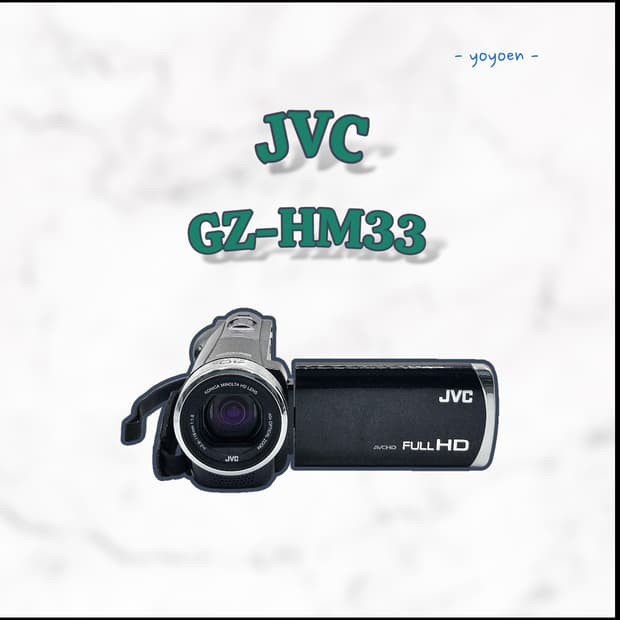 JVC GZ-HM33 빈티지캠코더[ 꾸미기0]