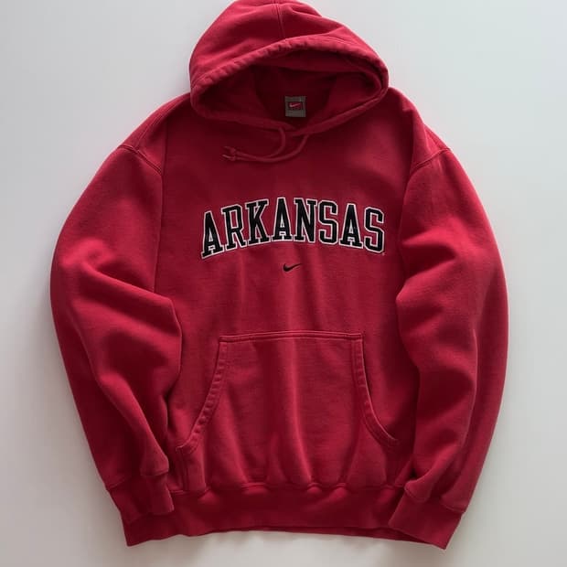 나이키 팀 아칸소 레이저백스 후드티 L