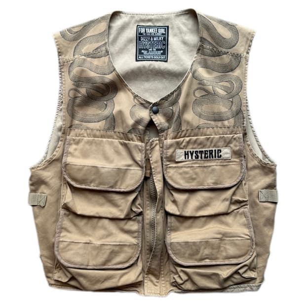 히스테릭 글래머 스네이크 루프 라디오 베스트 F(L)