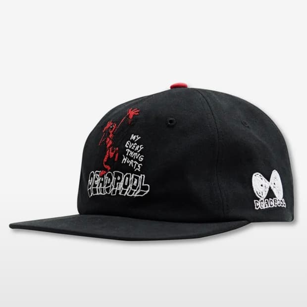 예스아이씨 데드풀 캡모자 블랙