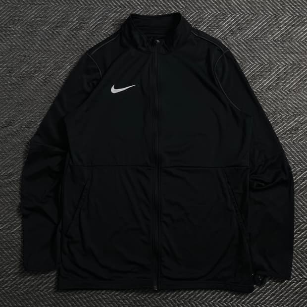 나이키 드라이핏 스우시로고 트레이닝 자켓 블랙 o 4144