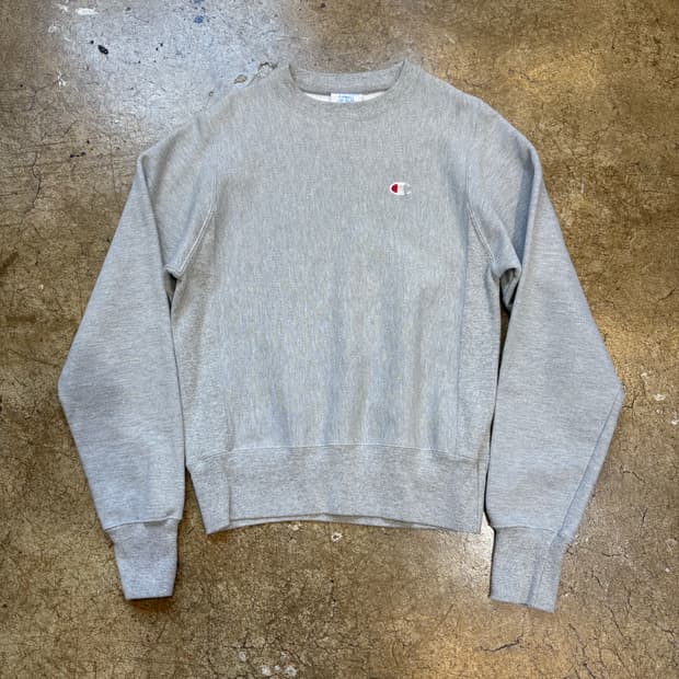 챔피온 리버스위브 그레이 스웻셔츠