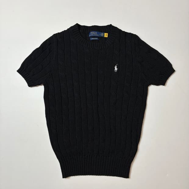 폴로 랄프로렌 큐알 신형 우먼스 반팔 니트 PN8913