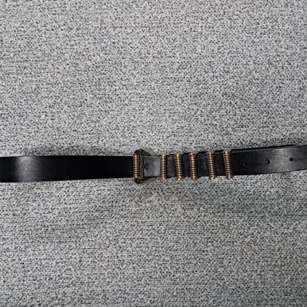 빈티지 스프링 가죽벨트