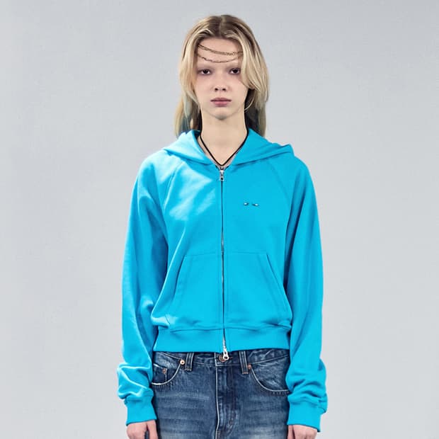 아가모스 후드집업 (AQUA BLUE)
