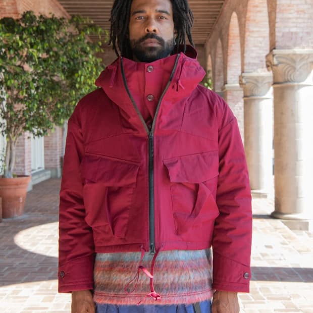MONITALY Quilted Hooded Down Jacket