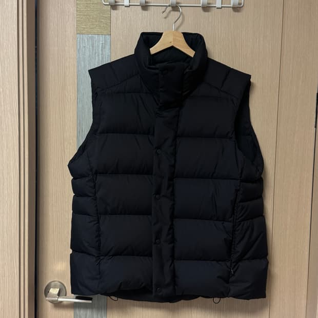 룰루레몬 원더 퍼프 600 다운 필 베스트 패딩 조끼 블랙 M