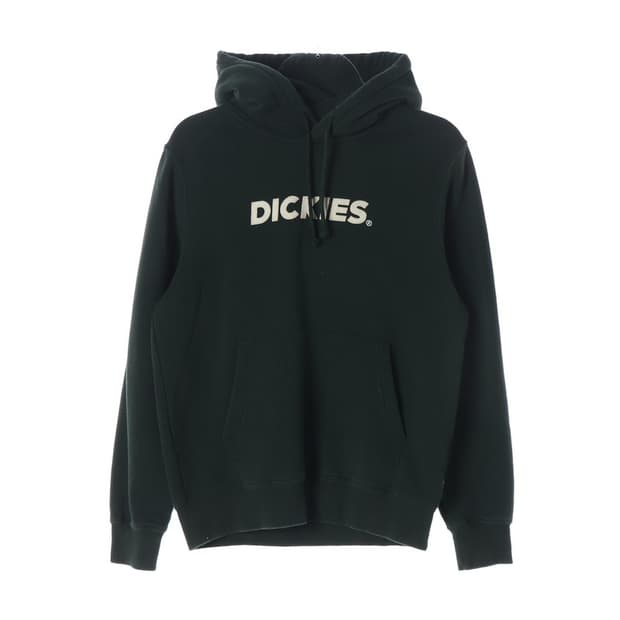 디키즈 센터 빅로고 기모 후드티 딥그린 M