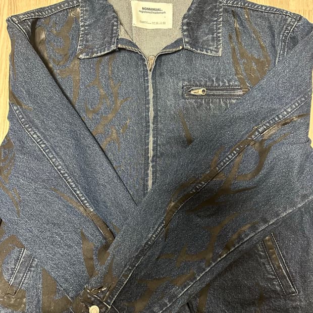 노메뉴얼 데님자켓