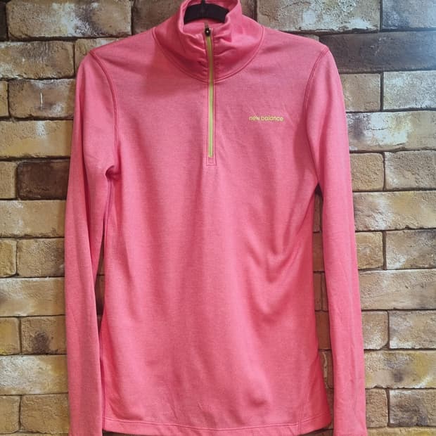 뉴발란스 여성 긴팔 반집업 티셔츠 S