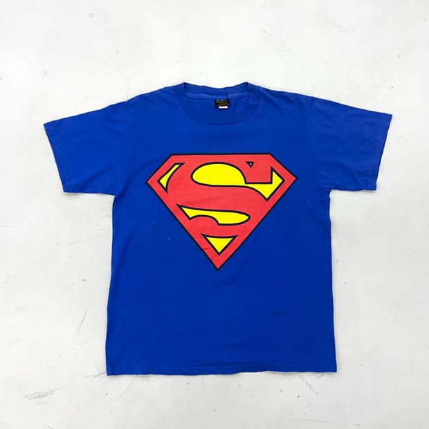 90s 싱글스티치 슈퍼맨 빈티지 반팔 티셔츠