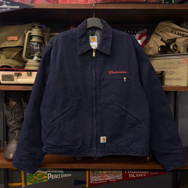 칼하트 오리지널 블랭킷 라이닝 버드와이저 워크 디트로이트 자켓 N234