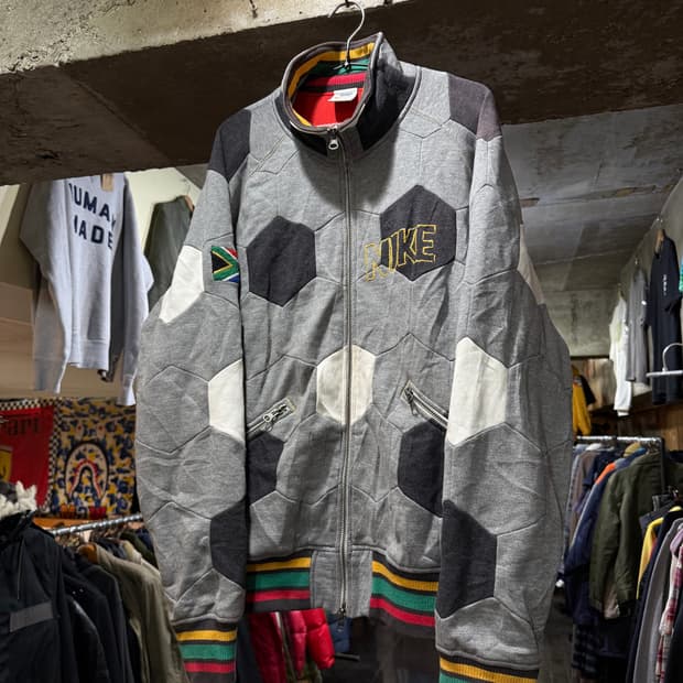 NIKE 나이키 DISKI 남아공 풋볼 플래그 집업 자켓