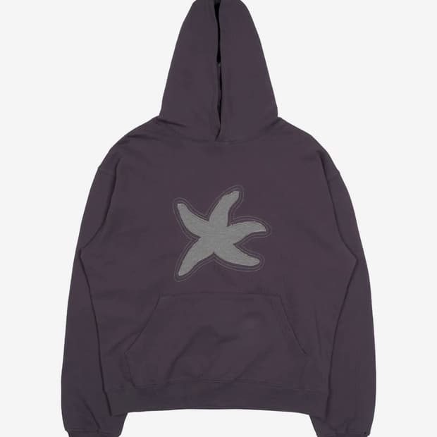 더콜디스트모먼트 starfish 후드티 퍼플