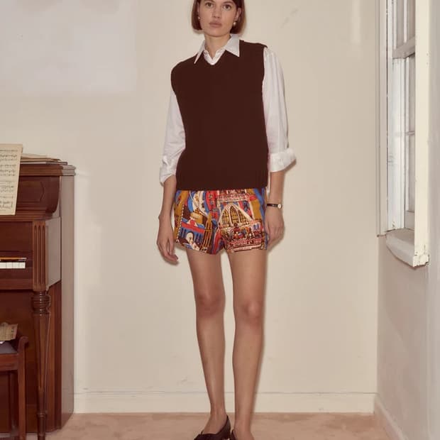 [XS,L]보디 BODE Manhattan Island 실크 쇼츠