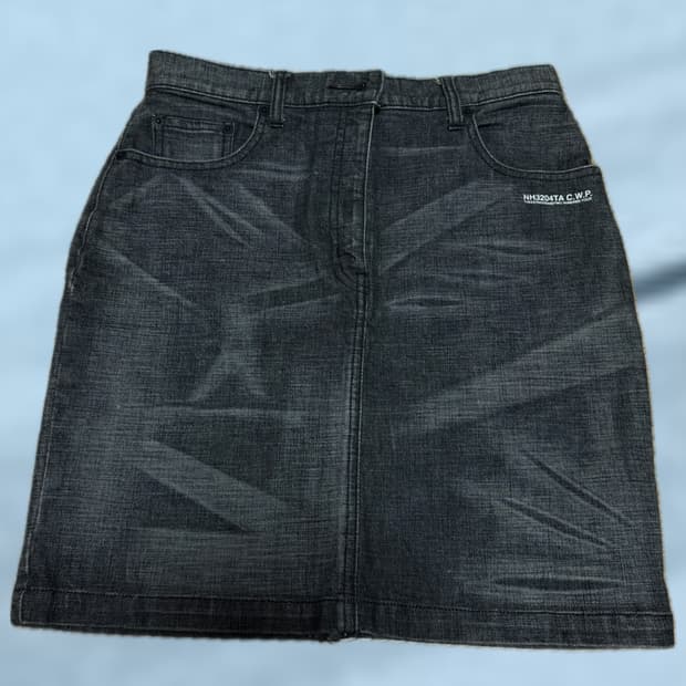 네이버후드 데님 스커트 36